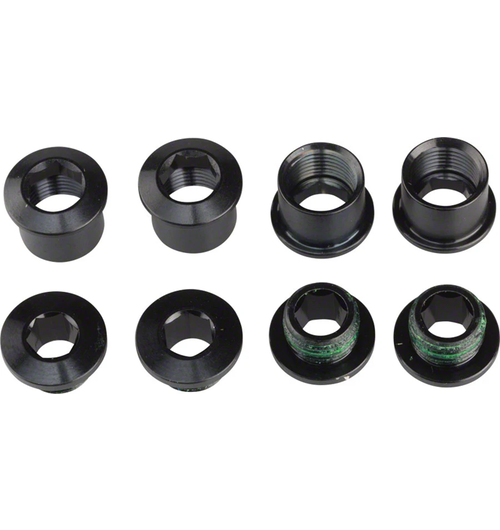 SRAM X01 / X01DH Chainring Bolt Kit 4-Arm Aluminium Black (4x1 M8.5x7 / M8.5x5)