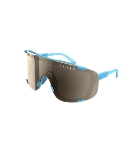POC Devour Sunglasses Basalt Blue / Brown / Silver Mirror
