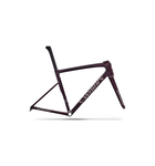 Specialized S-Works Tarmac SL8 Frameset - Gloss Carbon / Bordeaux Metallic + Nebula Directional Brush / Pearl Over White