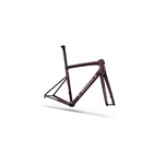 Specialized S-Works Tarmac SL8 Frameset - Gloss Carbon / Bordeaux Metallic + Nebula Directional Brush / Pearl Over White