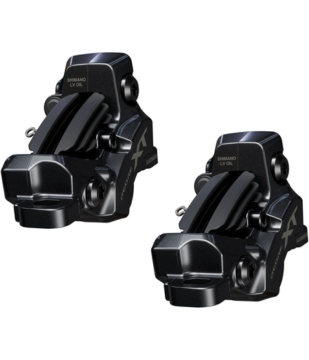 Shimano Deore XT M8200/8220 Disc Brake Upgrade Kit - Right and Left BL-M8200 Levers, Post Mount, Front and Rear BR-M8220