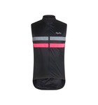Rapha Men's Brevet Insulated Gilet Dark Navy/Hi-Vis Pink/Silver