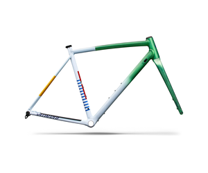 Crux DSW Frameset Oasis Tint Flake Silver Morning Mist / Purple Haze