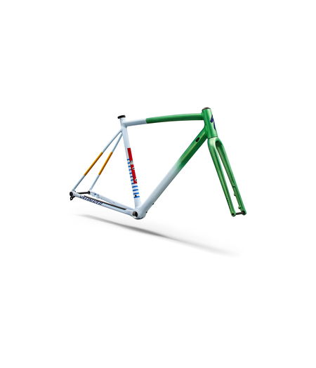 Specialized Crux DSW Frameset Oasis Tint Flake Silver Morning Mist / Purple Haze