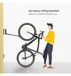 BIKE RAKZ Ezi-Adjust Wall Mount Bike Storage Rack - Black