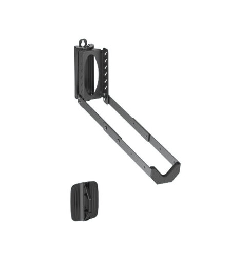 BIKE RAKZ Ezi-Adjust Wall Mount Bike Storage Rack - Black