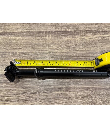 TranzX 27.2mm Dropper-Post, 50mm Travel, Internal Routing, 350mm Total Length, 0mm Offset (NO Remote)