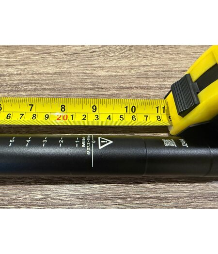 TranzX 27.2mm Dropper-Post, 50mm Travel, Internal Routing, 350mm Total Length, 0mm Offset (NO Remote)