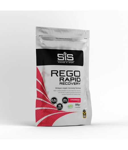 SiS REGO Rapid Recovery 500gm Strawberry - Resealable Pouch