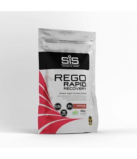 SiS REGO Rapid Recovery 500gm Chocolate - Resealable Pouch
