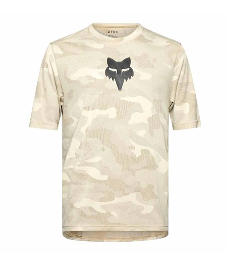 FOX Racing Apparel Mens Ranger TruDri Short Sleeve Jersey Cream