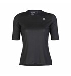 FOX Racing Apparel Womens Flexair Ascent Short Sleeve Jersey Black
