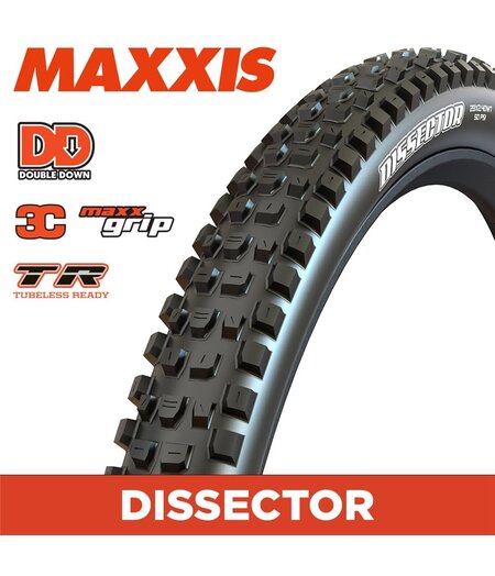Maxxis Dissector G2 - 29 x 2.40 3C MaxxGrip DD TR Folding 120x2TPI E-25
