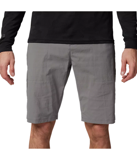 FOX Racing Apparel Mens Ranger Shorts w/ Liner Pewter
