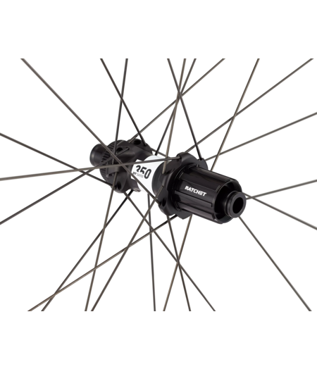 Roval Alpinist SLX Alloy Rear Road Disc Brake Wheel Black/Charcoal 700c (Shimano HG freehub)