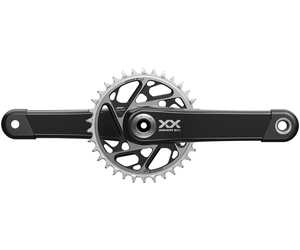 XX SL Eagle T-Type Crankset - 12-Speed, 34t Chainring, Direct Mount, DUB Spindle Interface w/Q174, Black