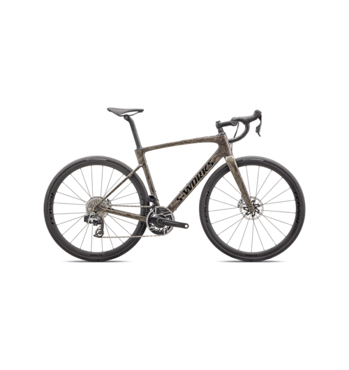 Specialized S-Works Roubaix SL8 SRAM RED AXS Gloss Taupe / Gunmetal Strata / Charcoal