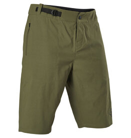 FOX Racing Apparel Mens Ranger Shorts with Liner Green