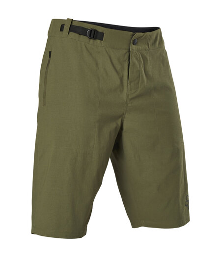 FOX Racing Apparel Mens Ranger Shorts with Liner Green