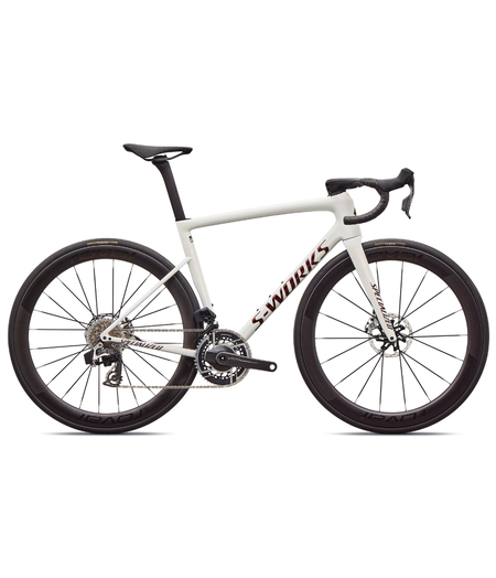 Specialized S-Works Tarmac SL8 SRAM RED AXS Gloss Metallic White Silver / Pearl / Black