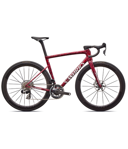 Specialized S-Works Tarmac SL8 SRAM RED AXS Gloss Redsky Shadow Silver White Impasto