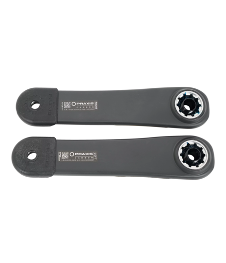 Turbo SL 1.1 Motor 170mm Mountain Carbon Crankarms (LH & RH Praxis - New Version)