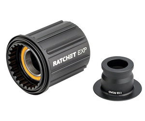 Ratchet EXP Freehub Body, Ceramic Bearings - Shimano HG 11/12-Speed Road, Standard, Aluminum, Kit w/ End Cap, 12 x 142 mm