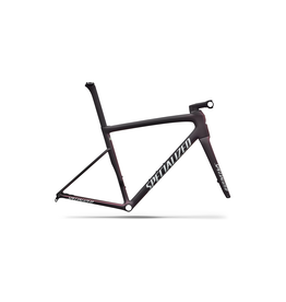 Specialized Tarmac SL8 Frameset Satin Carbon / 100% Cqv Reflex Super Red Pearl Front Edge Fade / Metallic White Silv