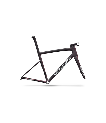 Specialized Tarmac SL8 Frameset Satin Carbon / 100% Cqv Reflex Super Red Pearl Front Edge Fade / Metallic White Silv