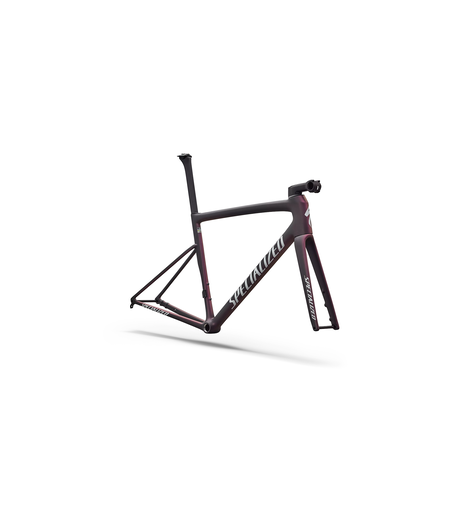 Specialized Tarmac SL8 Frameset Satin Carbon / 100% Cqv Reflex Super Red Pearl Front Edge Fade / Metallic White Silv