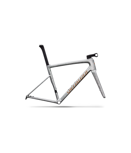 Specialized Tarmac SL8 Frameset Gloss Silver Dust / Shadow Silver Dry Impasto / Photon Orange Tint Over Silver Dust