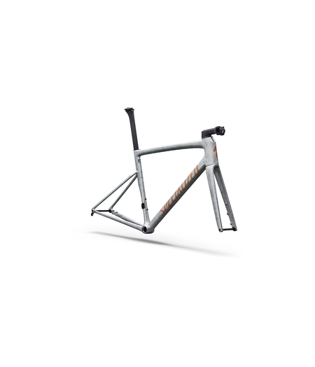 Specialized Tarmac SL8 Frameset Gloss Silver Dust / Shadow Silver Dry Impasto / Photon Orange Tint Over Silver Dust