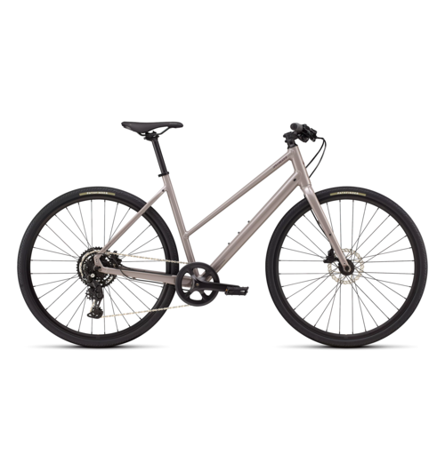 Specialized Sirrus X 2.0 Step-Through Gloss Desert Metallic / Bordeaux Metallic Frost Reflective