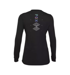 FOX Racing Apparel Womens Ranger Drirelease Long Sleeve Jersey Lunar Black
