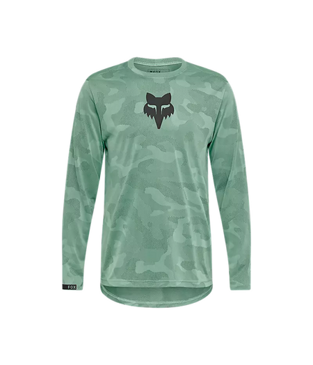 FOX Racing Apparel Mens Ranger TruDri Long Sleeve Jersey Pine Green