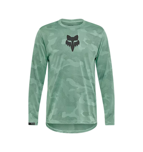 FOX Racing Apparel Mens Ranger TruDri Long Sleeve Jersey Pine Green