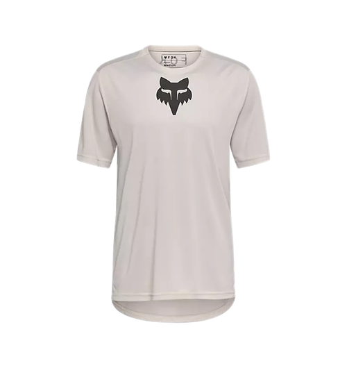 FOX Racing Apparel Mens Ranger Short Sleeve Jersey Fox Head Vintage White