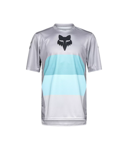 FOX Racing Apparel Mens Ranger Short Sleeve Jersey Grid Steel Grey