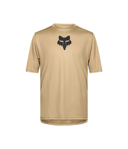 FOX Racing Apparel Mens Ranger Short Sleeve Jersey Fox Head Sand