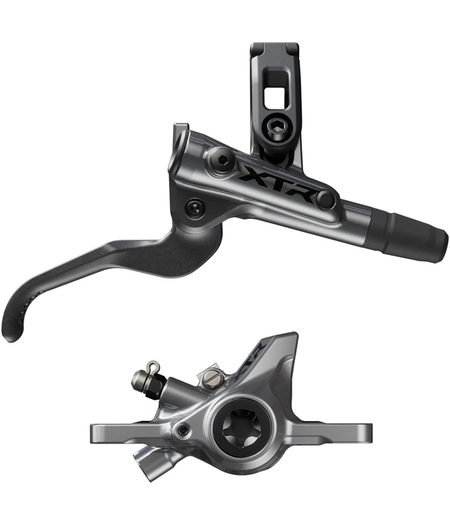Shimano XTR Disc Brake (Kit) XC 2-Piston - Right Lever / Front Caliper w/Resin Pad without fin (Without adapter) 1000mm Hose (black)