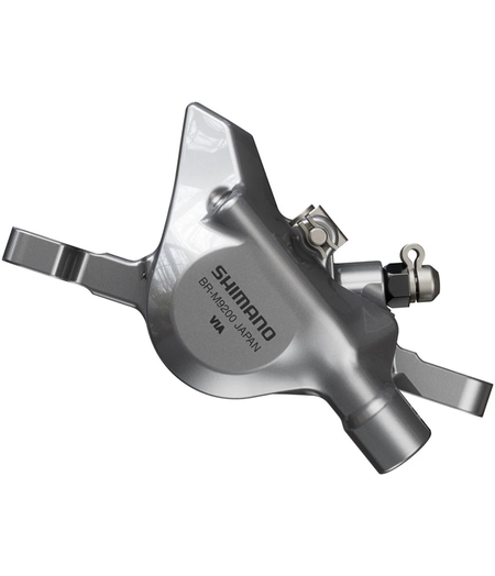 Shimano XTR Disc Brake (Kit) XC 2-Piston - Right Lever / Front Caliper w/Resin Pad without fin (Without adapter) 1000mm Hose (black)