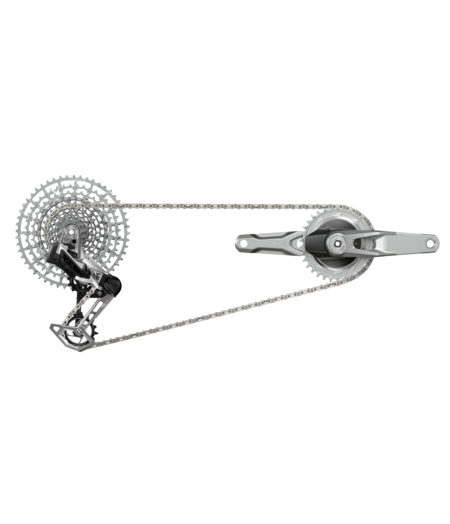 SRAM XX SL 1987 LTD Edition T-Type Eagle Transmission Power Meter Groupset - 170mm, 34T & 32T Thread Mount Chainring, 2x AXS POD Controllers, 10-52T Cassette, Rear Derailleur, Chain, Battery and Charger