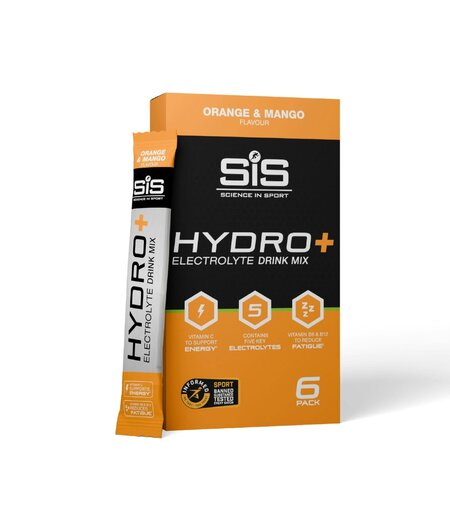 SiS Powder HYDRO+ Orange & Mango 6 x 4.1g sachets