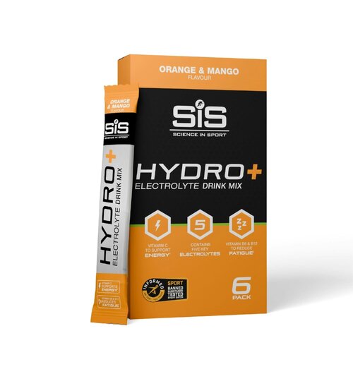 SiS Powder HYDRO+ Orange & Mango 6 x 4.1g sachets