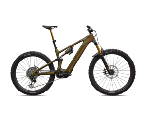S-Works Turbo Levo 4 Gloss Laurel Green / Burnt Gold / Chrome