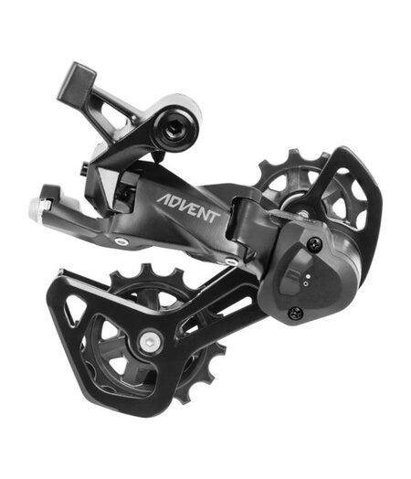 MicroSHIFT Rear Derailleur - ADVENT RD-M6195M-B V2 - 1x9 Speed - Medium Cage Clutch (Not Shimano)
