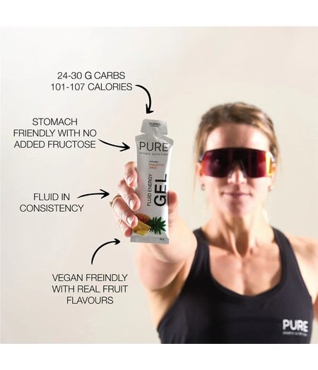 Pure Fluid Energy Gel 50g - Apple Pie 30g Carbs