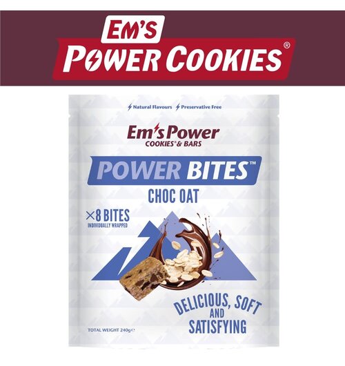 Em’s Power Cookies Oat Chocolate Power Bites - 240g - 8 Pack