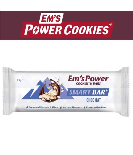 Em’s Power Cookies Smart Bar - Chocolate Oat Bar 75g
