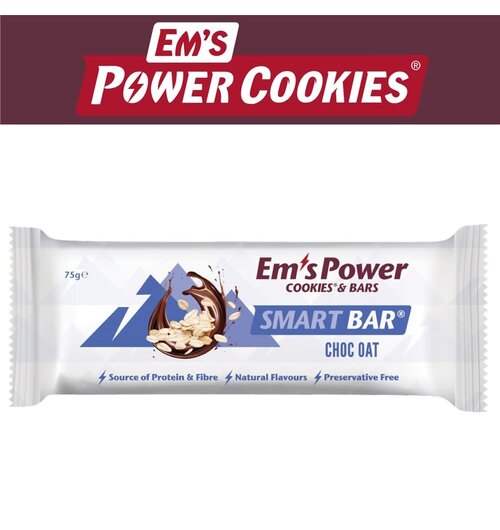 Em’s Power Cookies Smart Bar - Chocolate Oat Bar 75g